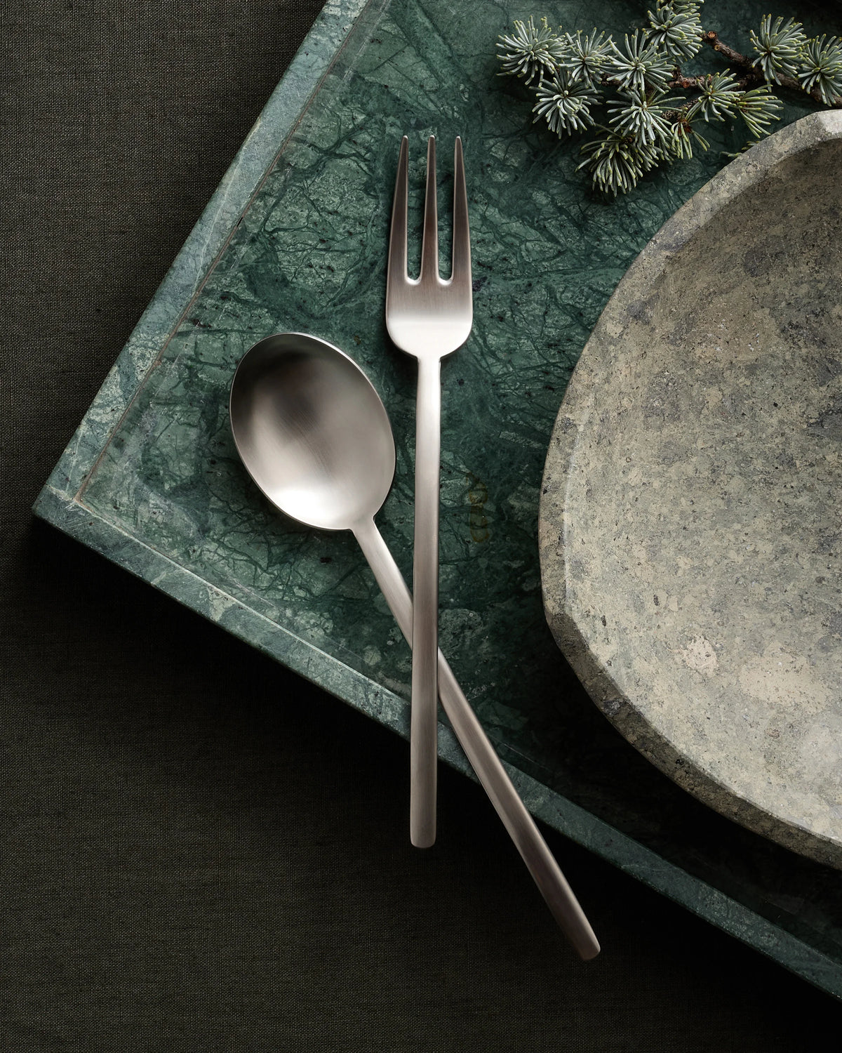Due 2-Pc Serving Utensil Set by Mepra - One Size / Polished Stainless Steel