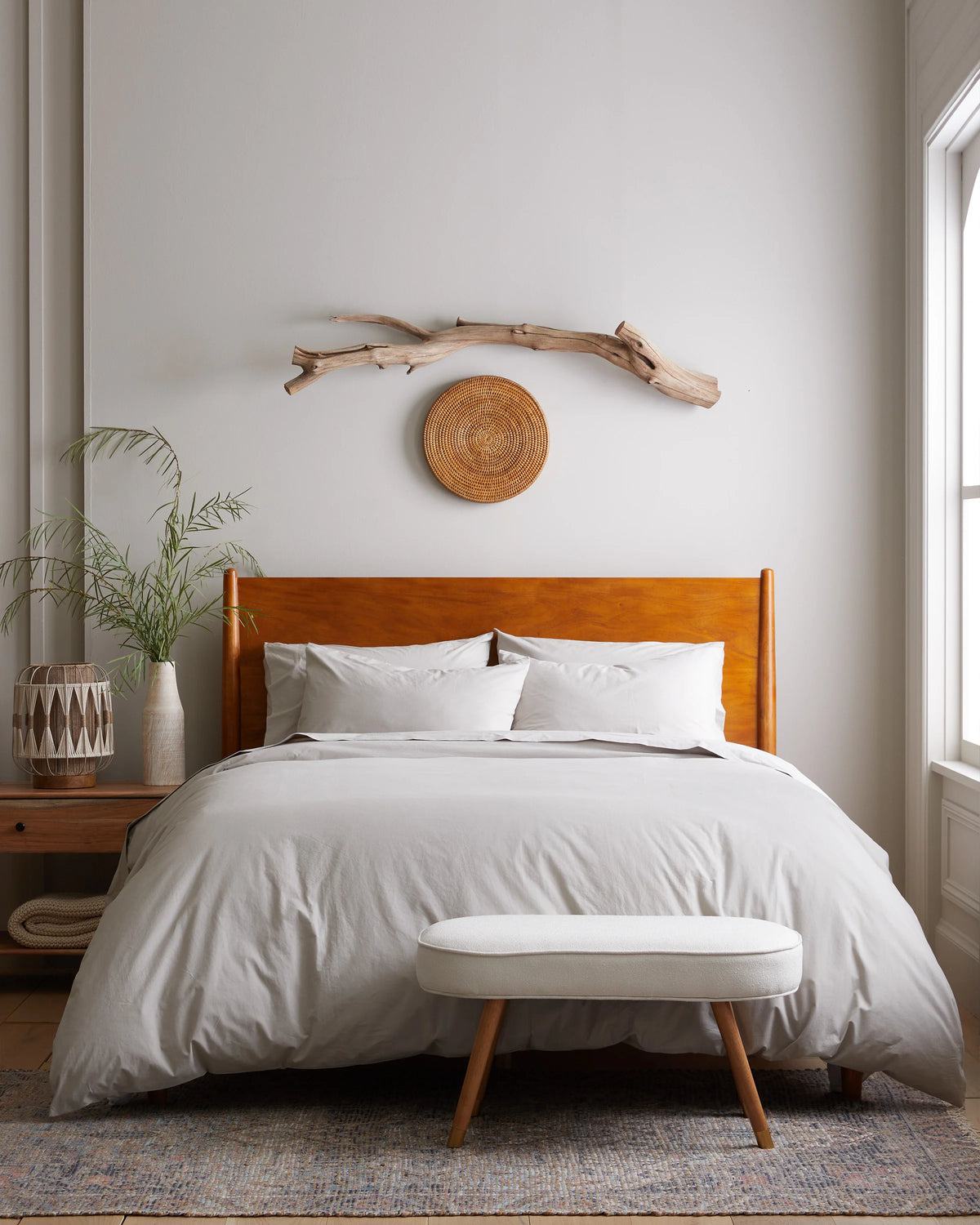 Organic Brushed Cotton Duvet Cover Set - Twin / Toffee