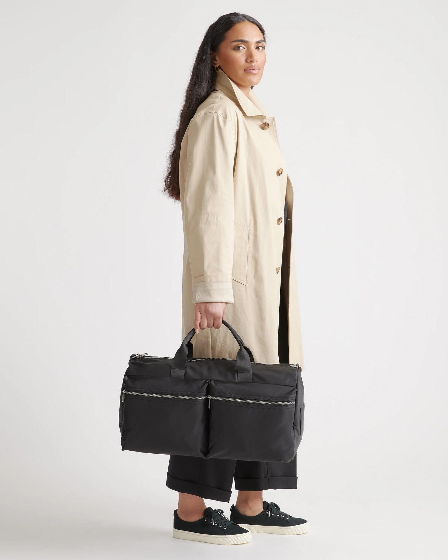 Revive Nylon Duffle Bag - One Size / Black