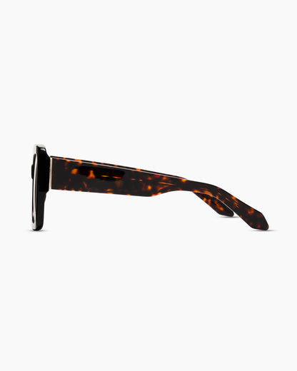 Cartagena Polarized Acetate Sunglasses - One Size / Clear Taupe with Brown lens