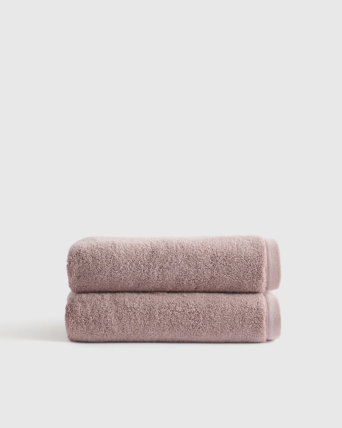 Plush Organic Turkish Cotton Hand Towel (Set of 2) - One Size / White