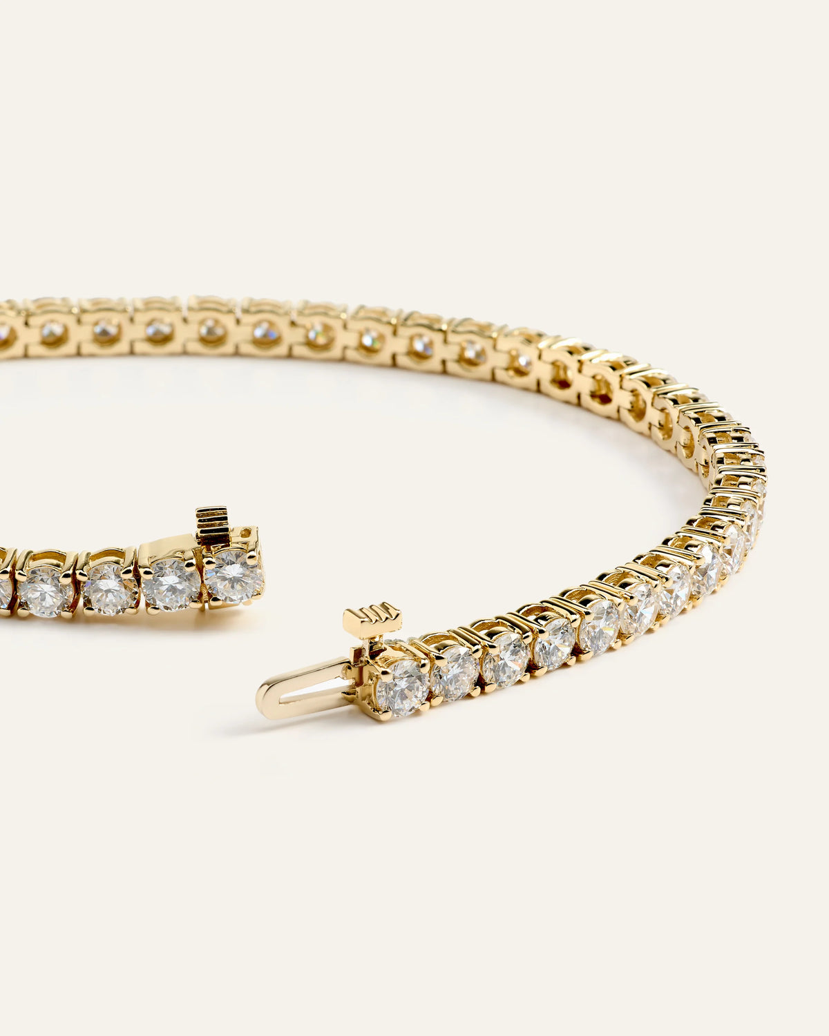 14K Gold Diamond Petite Tennis Bracelet - 1ctw - One Size / Yellow Gold