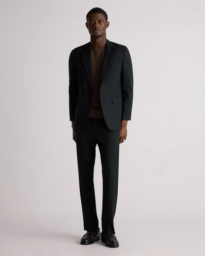 Stretch Wool Blazer - S / Grey Melange