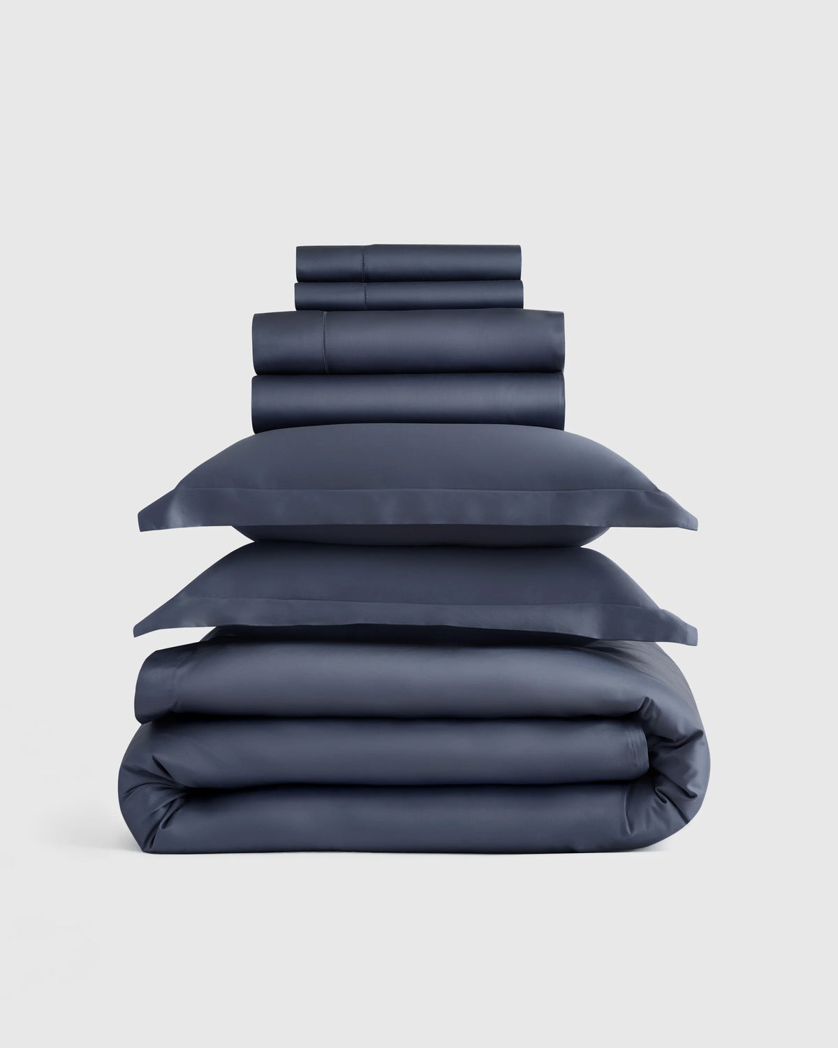 Signature Giza Cotton Sateen Deluxe Bedding Bundle - Twin / Dried Sage