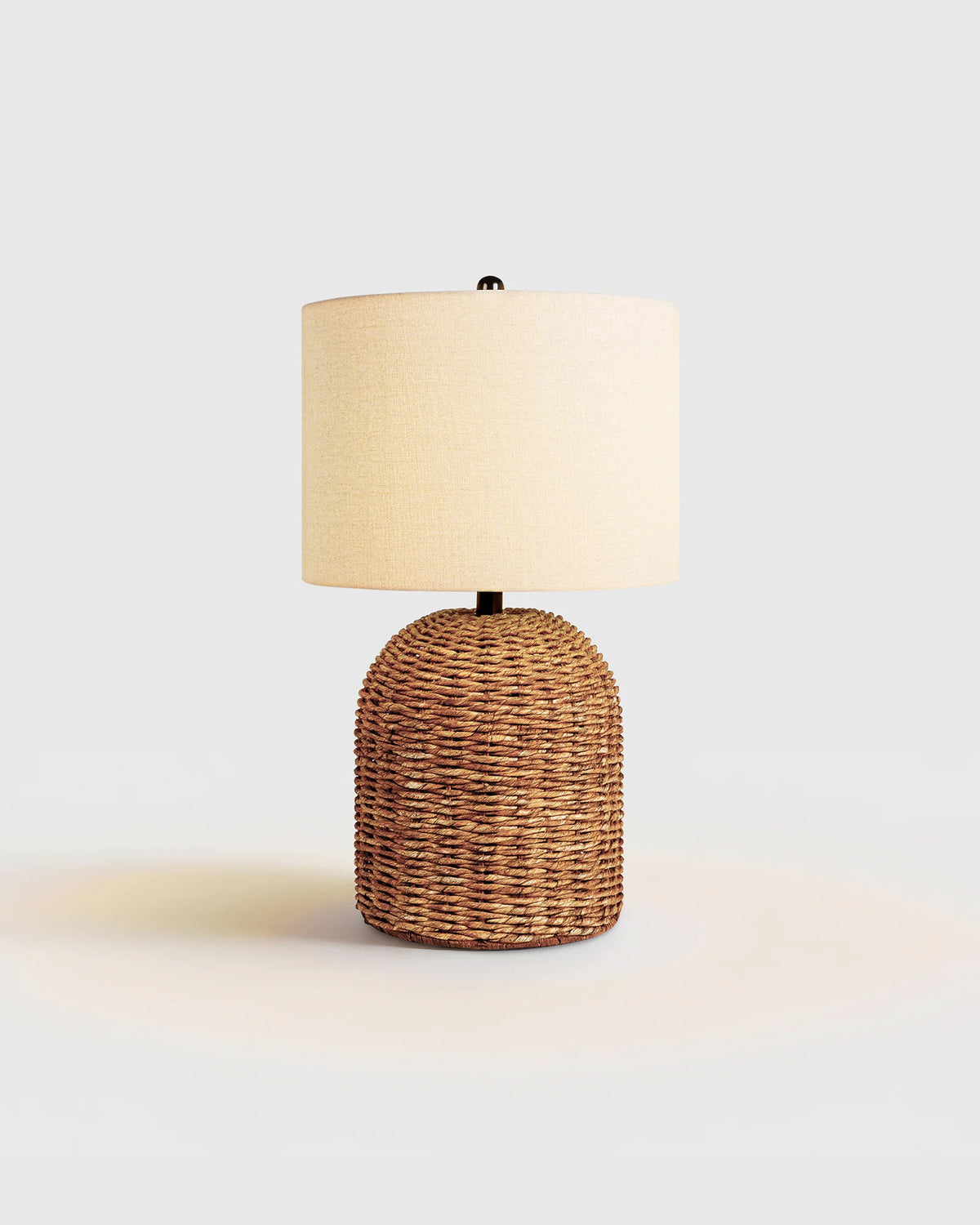 Arched Seagrass Table Lamp - One Size / Brown