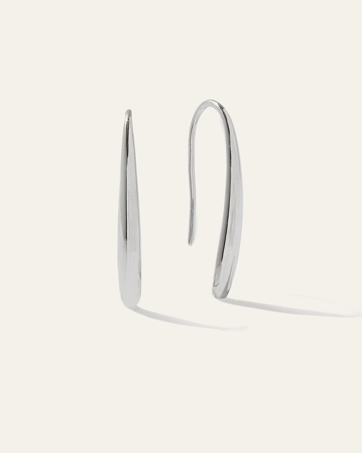 Threader Drop Earrings - One Size / Sterling Silver