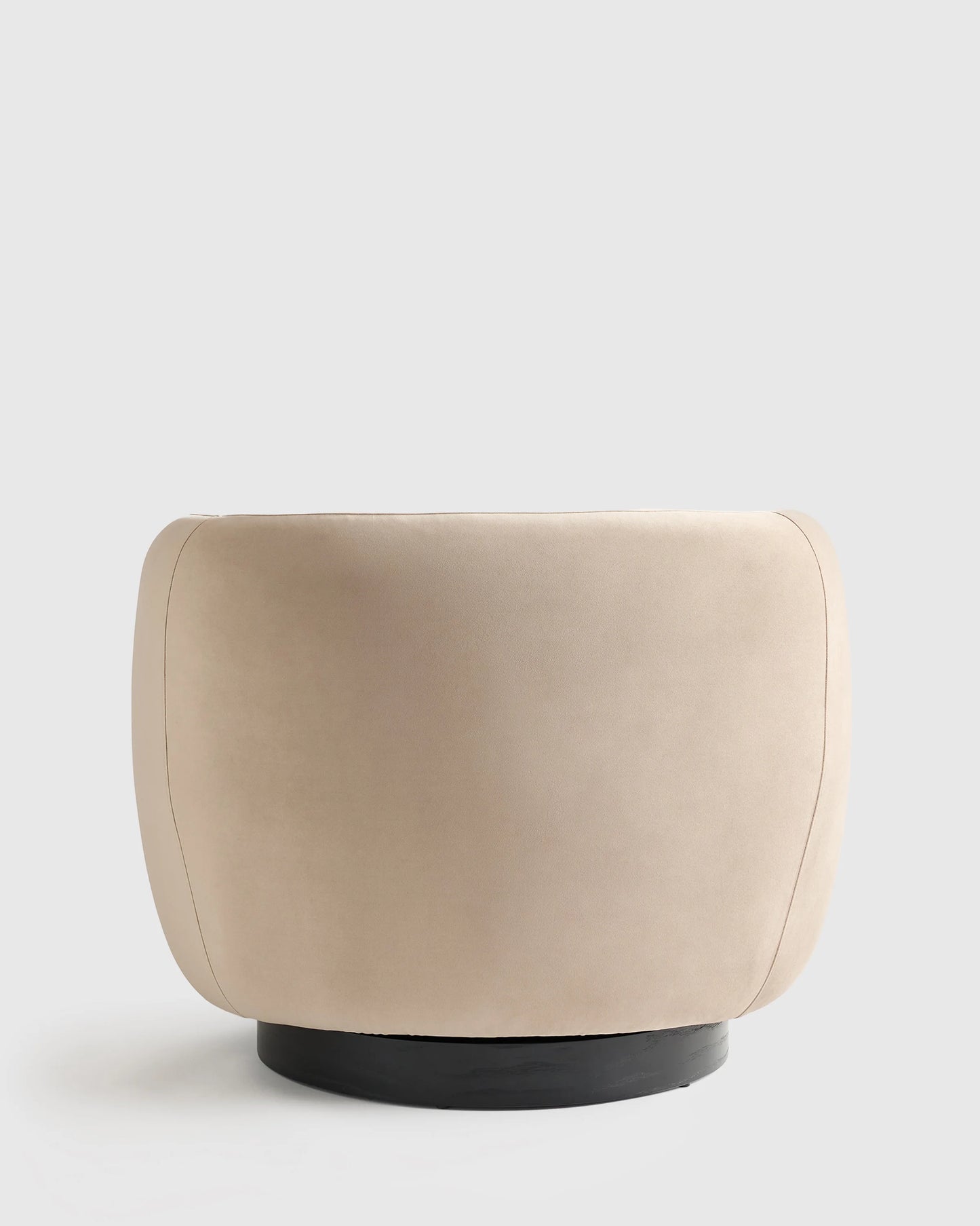 Performance Velvet Swivel Chair - One Size / Performance Velvet Taupe