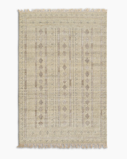Lima Handwoven Wool Rug - 3'6" x 5'6" / Ivory