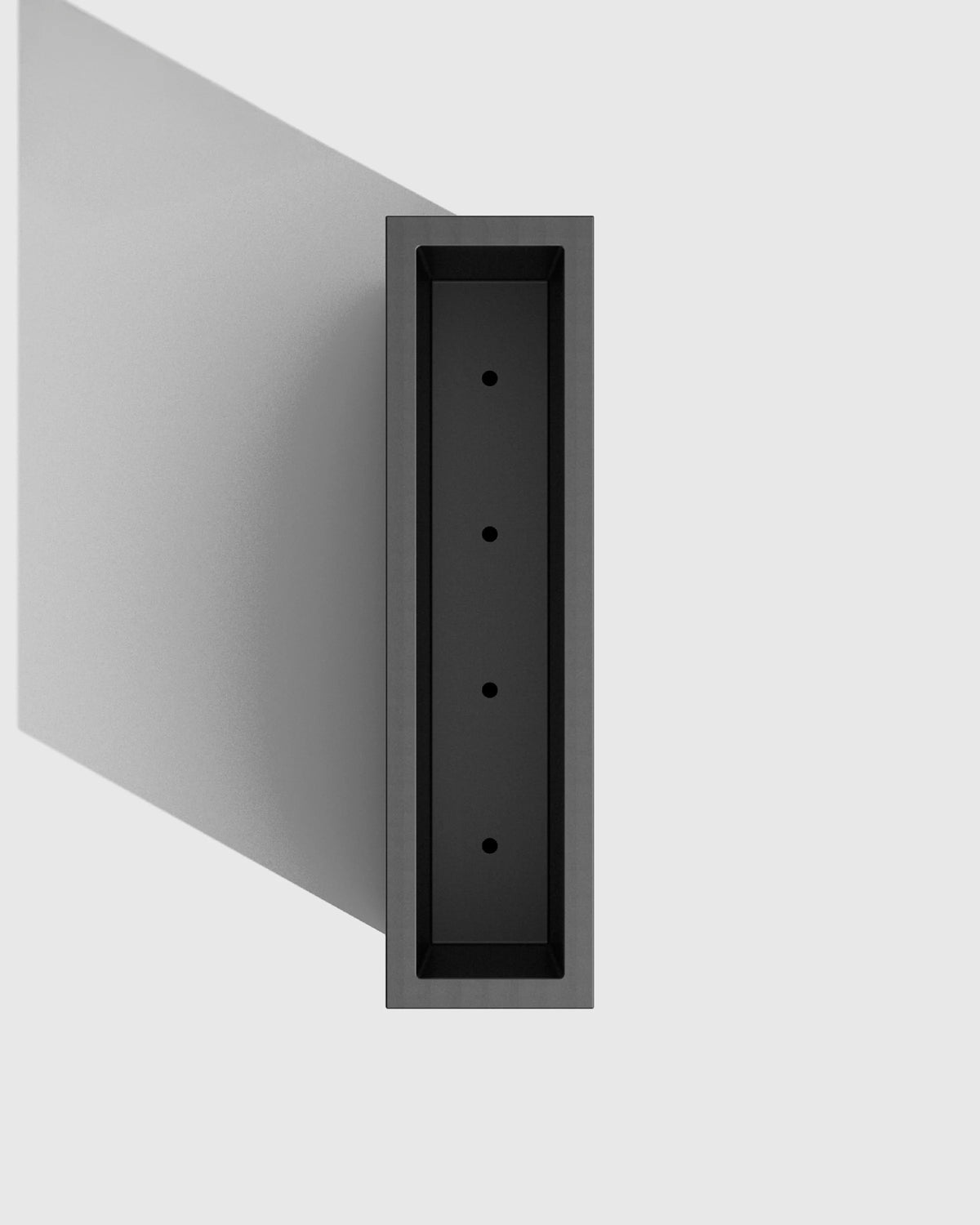 Block Series All Weather Rectangular Planter by Veradek - One Size / Black