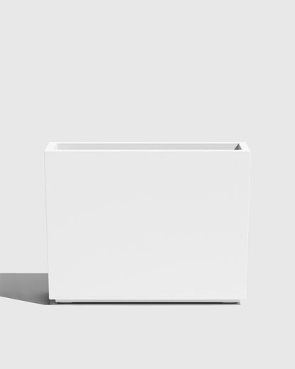 Block Series All Weather Rectangular Planter by Veradek - One Size / Black