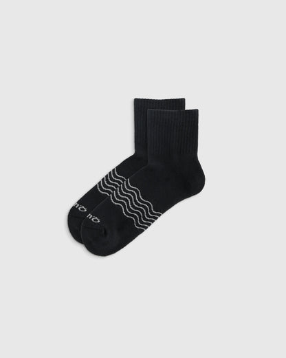 Everyday Cotton Solid Quarter Socks (4-Pack) - S / White