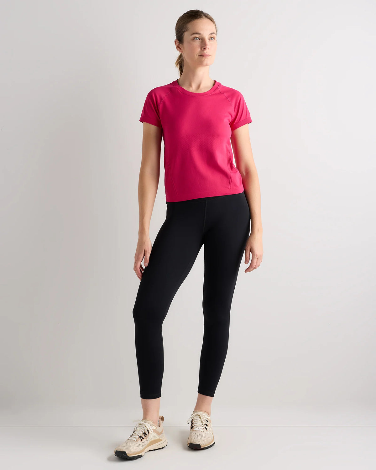 Seamless Waist-Length Tee - XS / Azul Blue