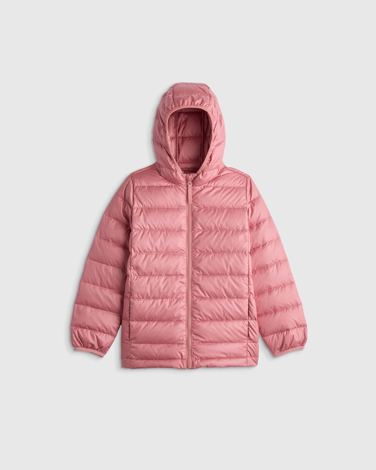 Lightweight Down Hooded Puffer Jacket - 2T / Tidepool