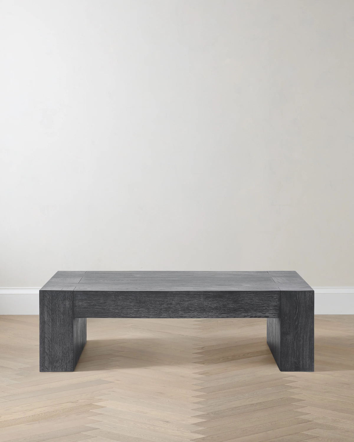 Reclaimed Oak Waterfall Coffee Table - 60" / Weathered Oak