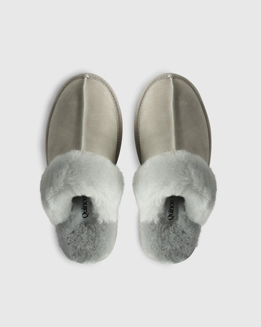 Australian Shearling Scuff Slipper - 6 / Black
