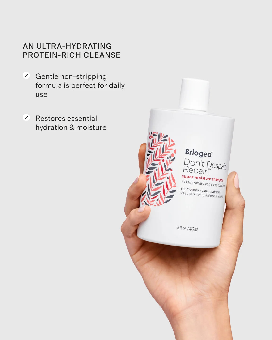 Don't Despair, Repair!™ Super Moisture Shampoo 16oz by Briogeo - One Size / No Color