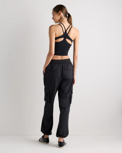 Performance Tech Cargo Mid-Rise Pants - XS / Black