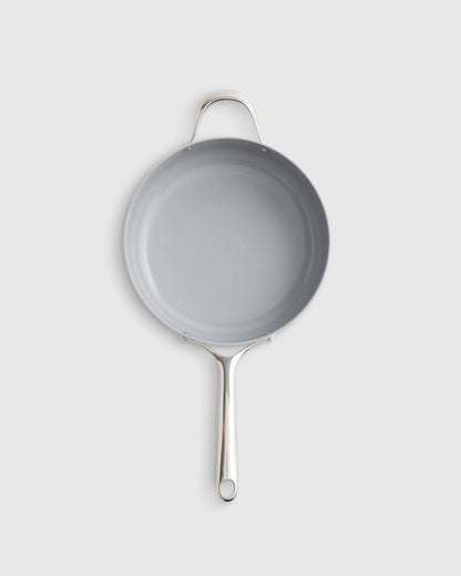 Ceramic Nonstick Saute Pan with Lid - One Size / Navy