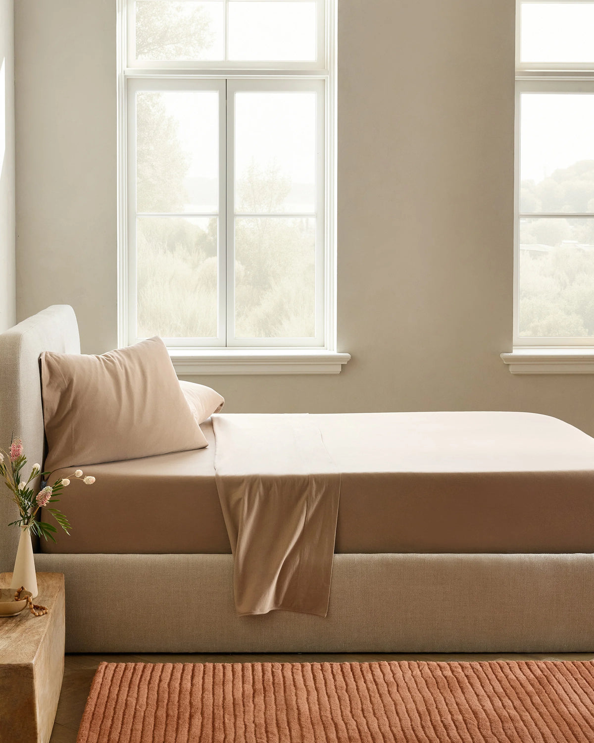 Organic Jersey Sheet Set - Twin / Light Blue