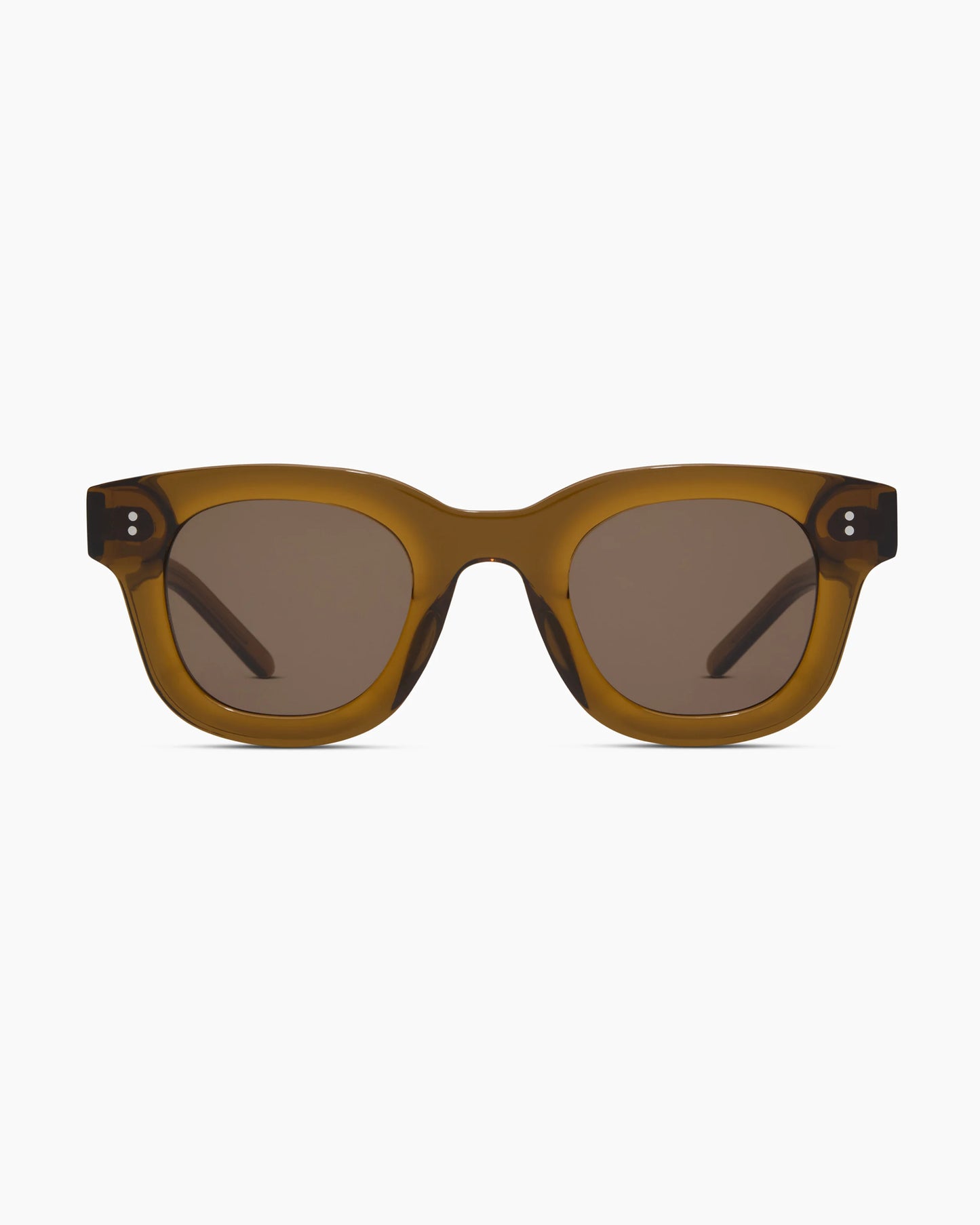 Aspen Polarized Acetate Sunglasses - One Size / Clear Spice with Brown lens