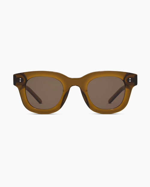 Aspen Polarized Acetate Sunglasses - One Size / Clear Spice with Brown lens
