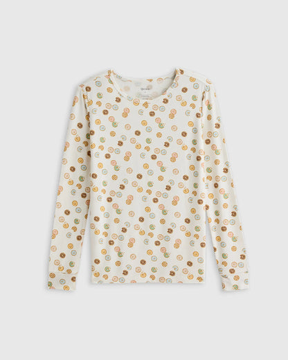 Bamboo Long Sleeve and Pant Pajama Set - 6 / Wildflower Dreams
