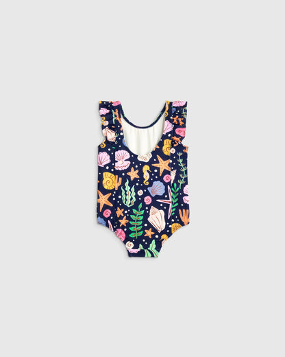 Ruffle One Piece Swimsuit - 0-3M / Pineapple