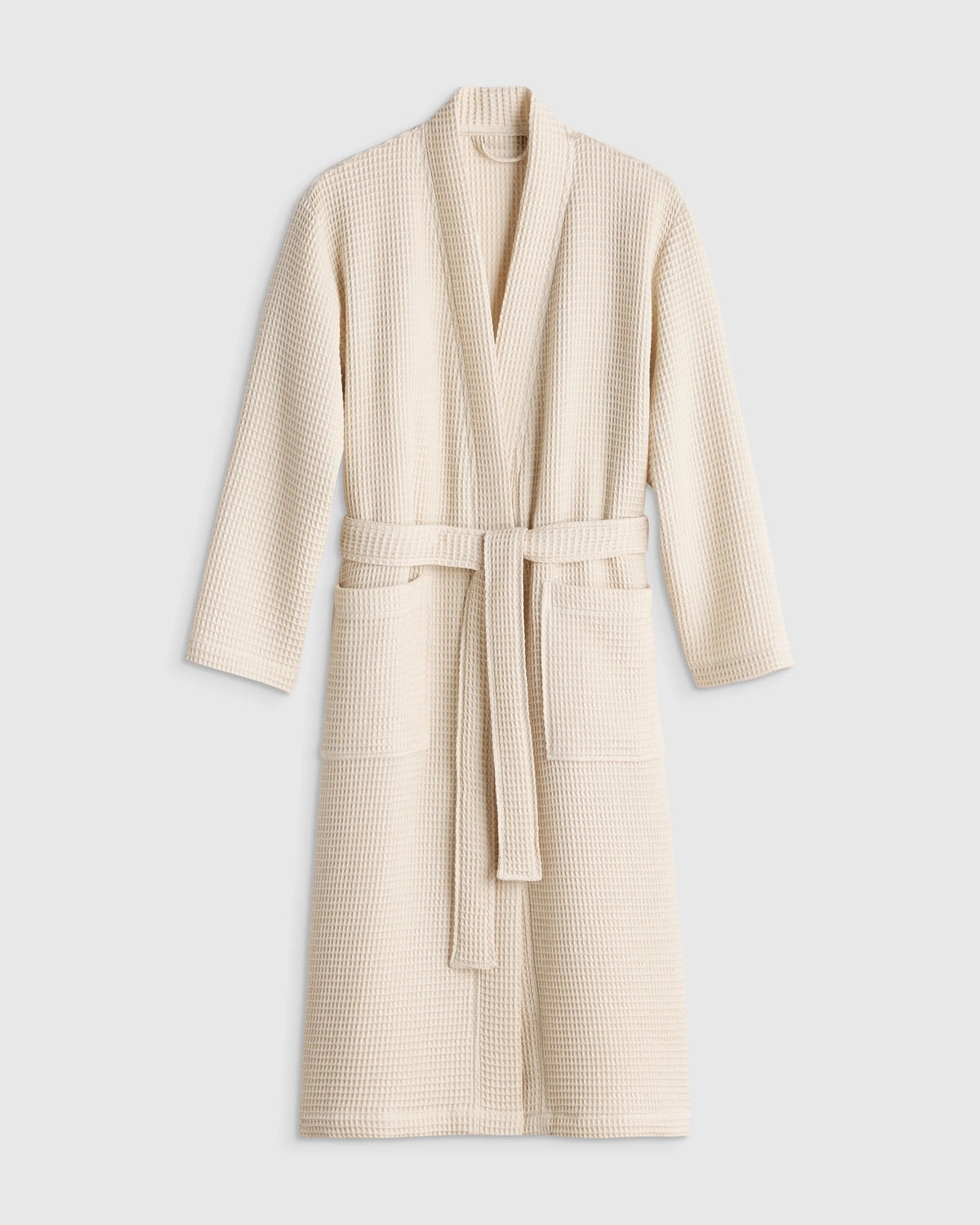 Organic Turkish Waffle Robe - XS / White