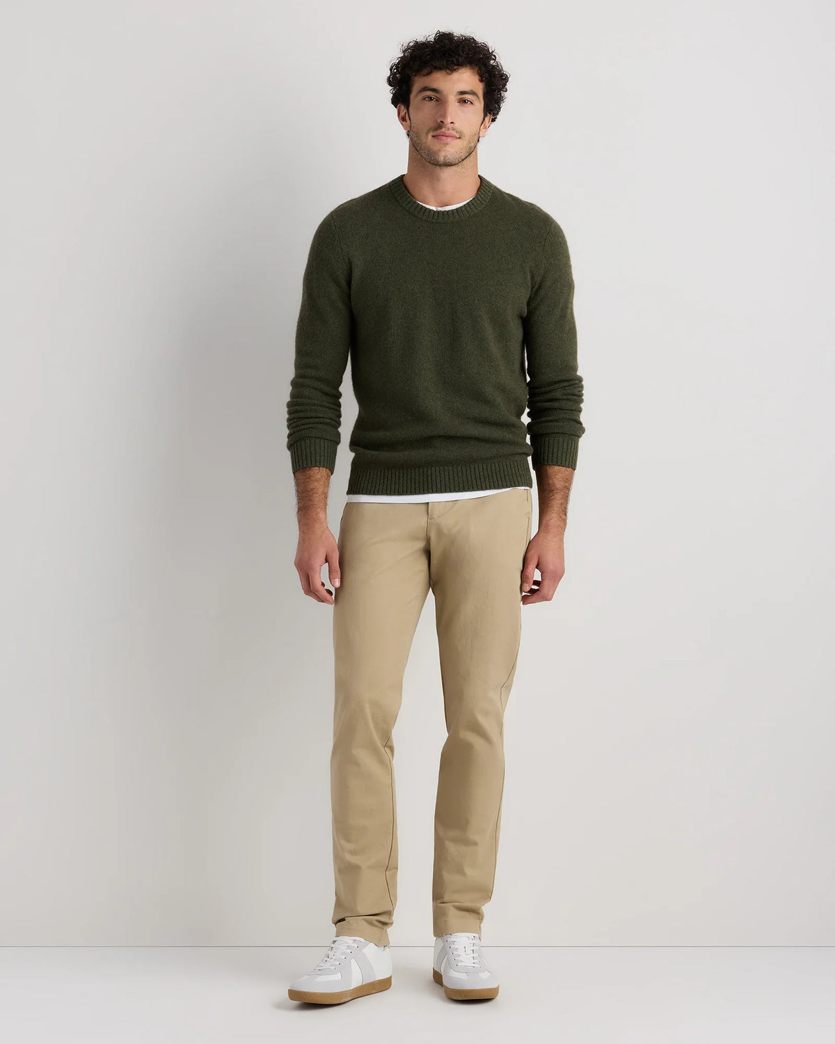 100% Yak Wool Crewneck Sweater - XS / Starry Night Navy
