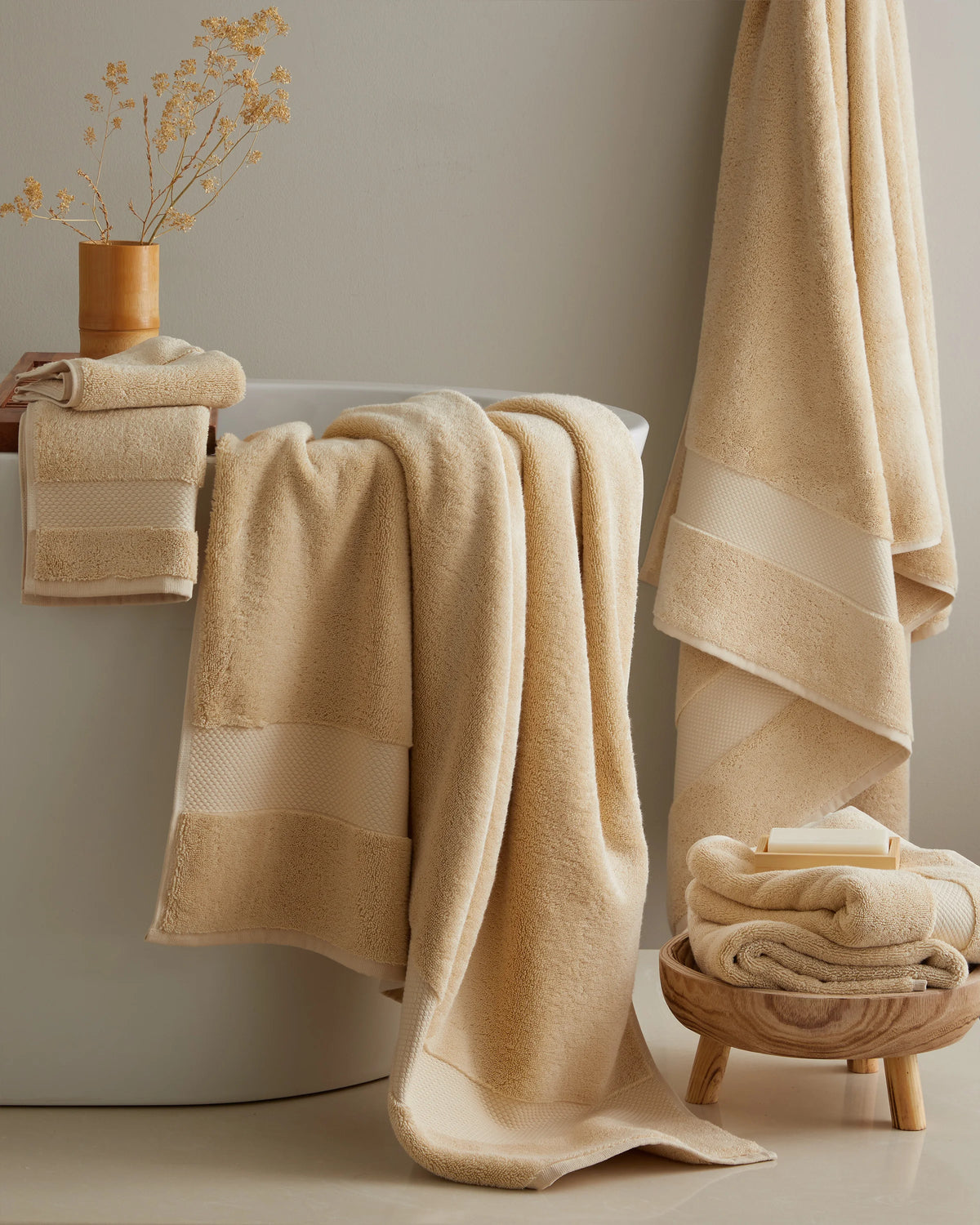 Turkish Ultra Plush Bath Sheet Bundle - One Size / White