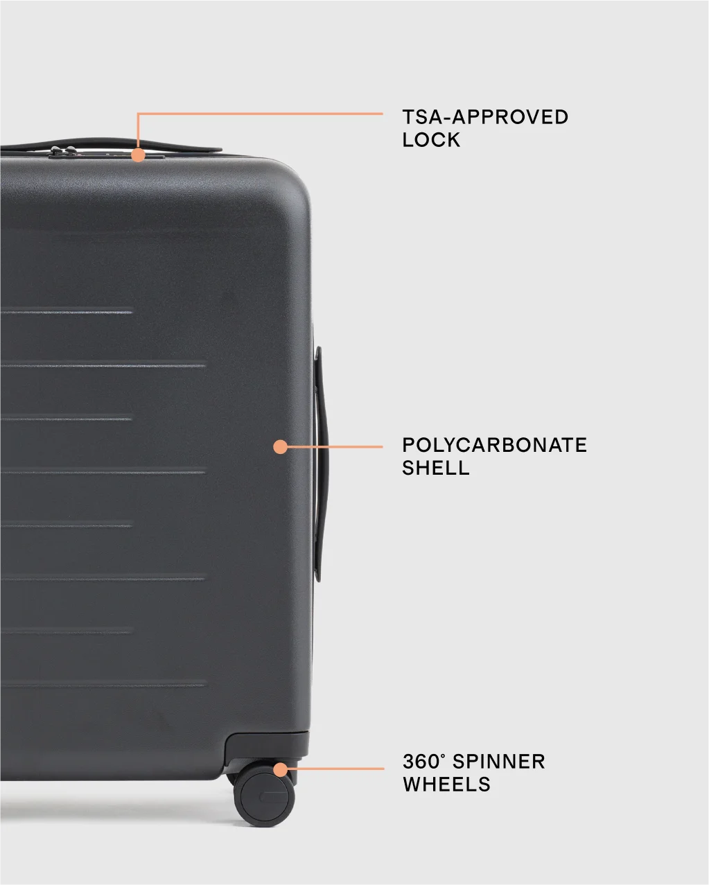 Expandable Carry-On Suitcase - One Size / Dark Green