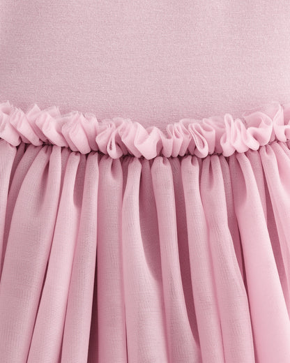 Organic Cotton Tulle Tutu Dress - 6-9M / Lilac Mauve