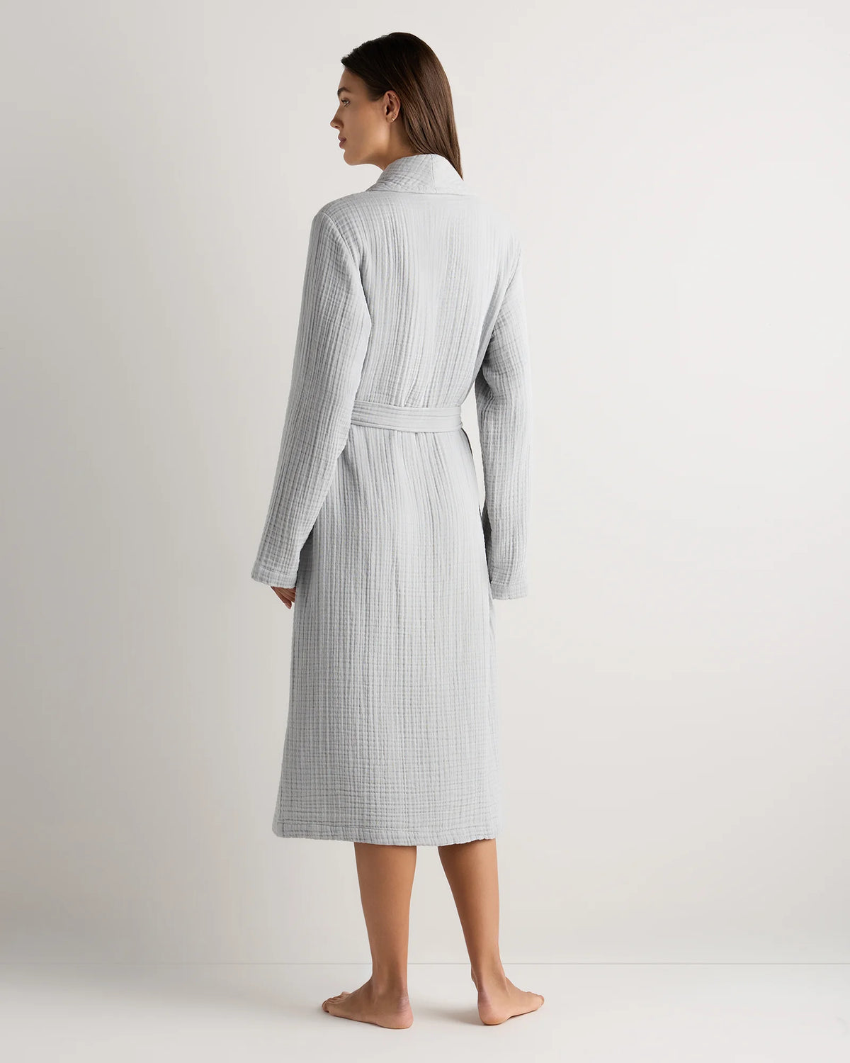 Soft Layered Turkish Cotton Robe - XS / White