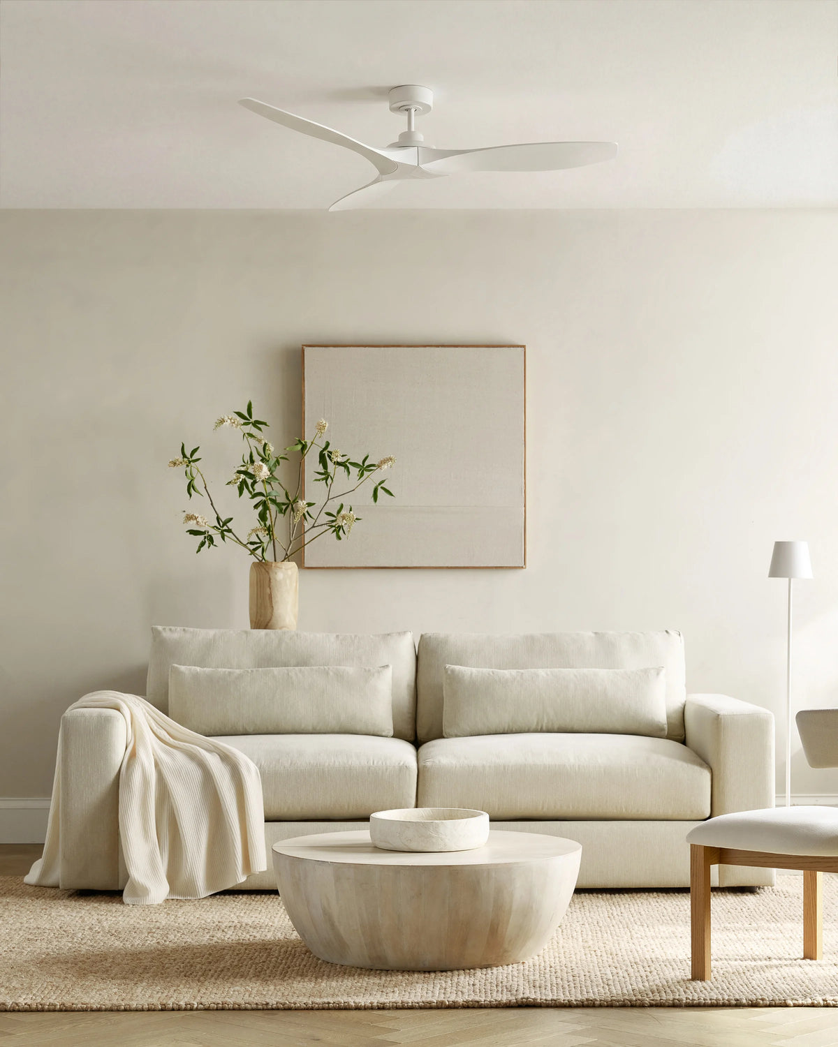 Outdoor Transitional Ceiling Fan - 52" / White