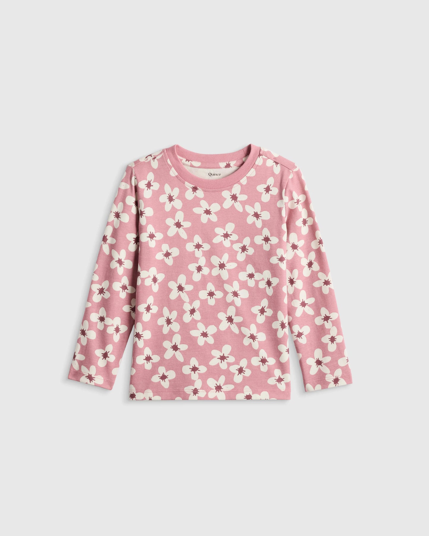 100% Organic Cotton Jersey Long Sleeve Tee - 2T / Dino Sketch