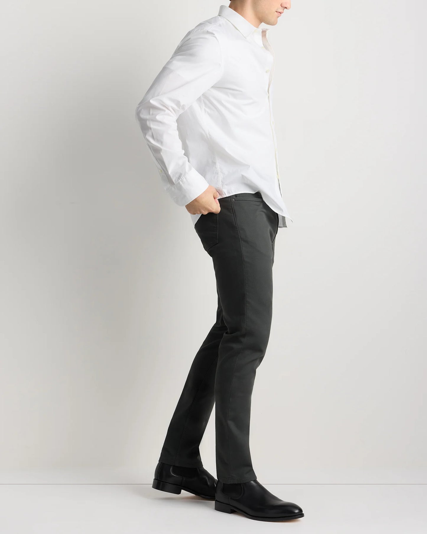 Comfort Stretch Traveler 5-Pocket Pants - Slim - 30X30 / Dark Charcoal