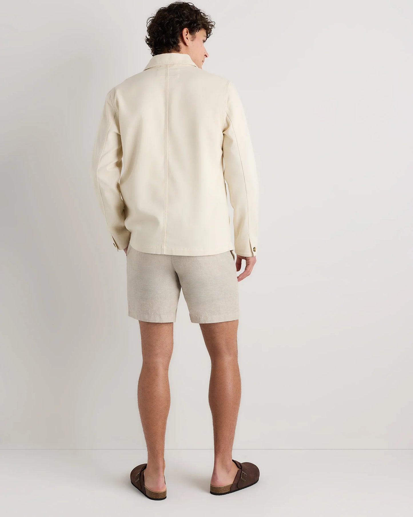 Organic Comfort Stretch Chore Jacket - XS / Vanilla