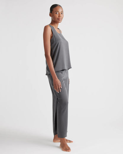 100% Washable Silk Pajama Pants - XS / Indigo