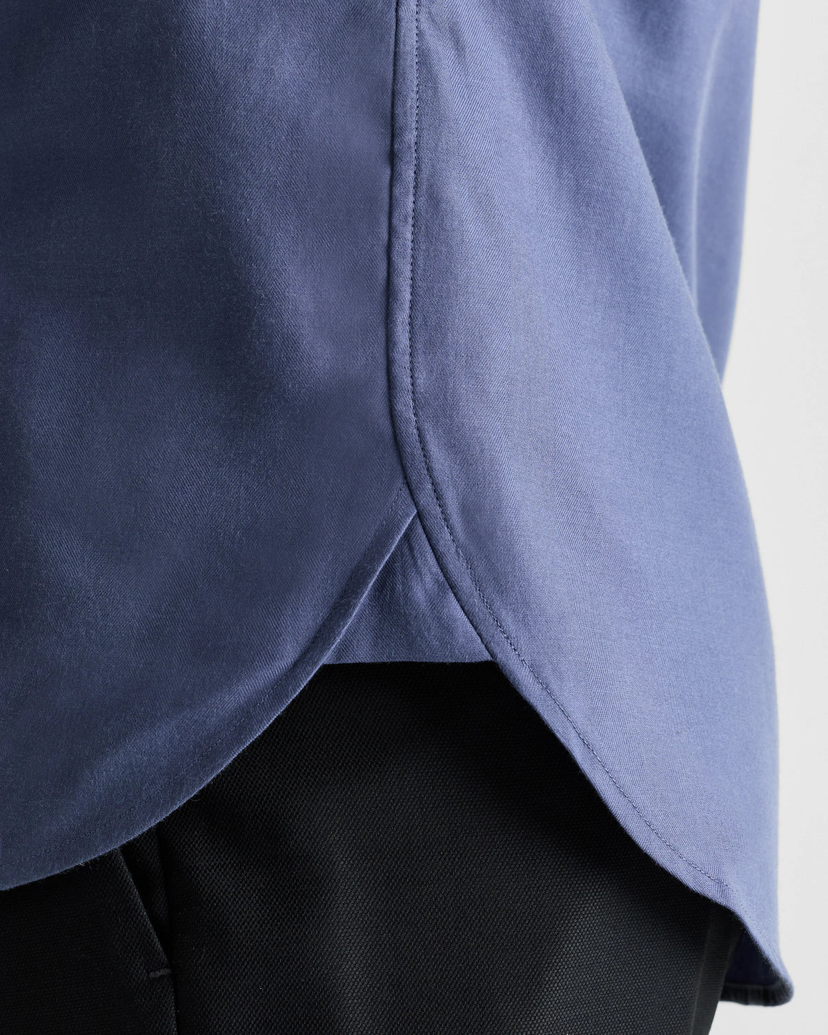 Organic Cotton Cashmere Dress Shirt - XS / Pale Blue