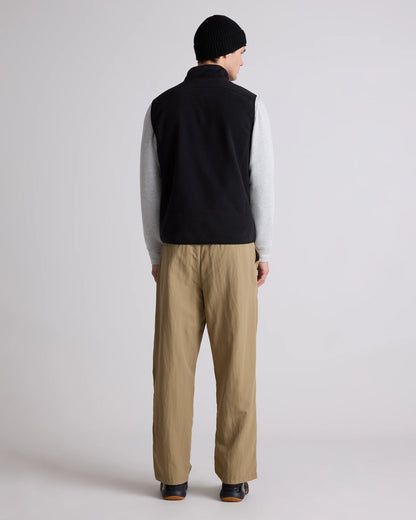 Polar Fleece Full-Zip Vest - S / Gravel