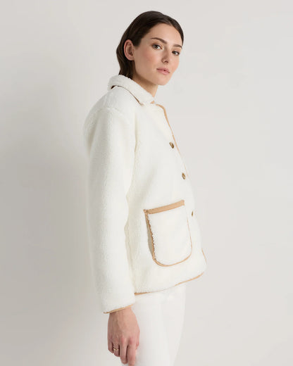 Sherpa Barn Jacket - XS / Camel/Black