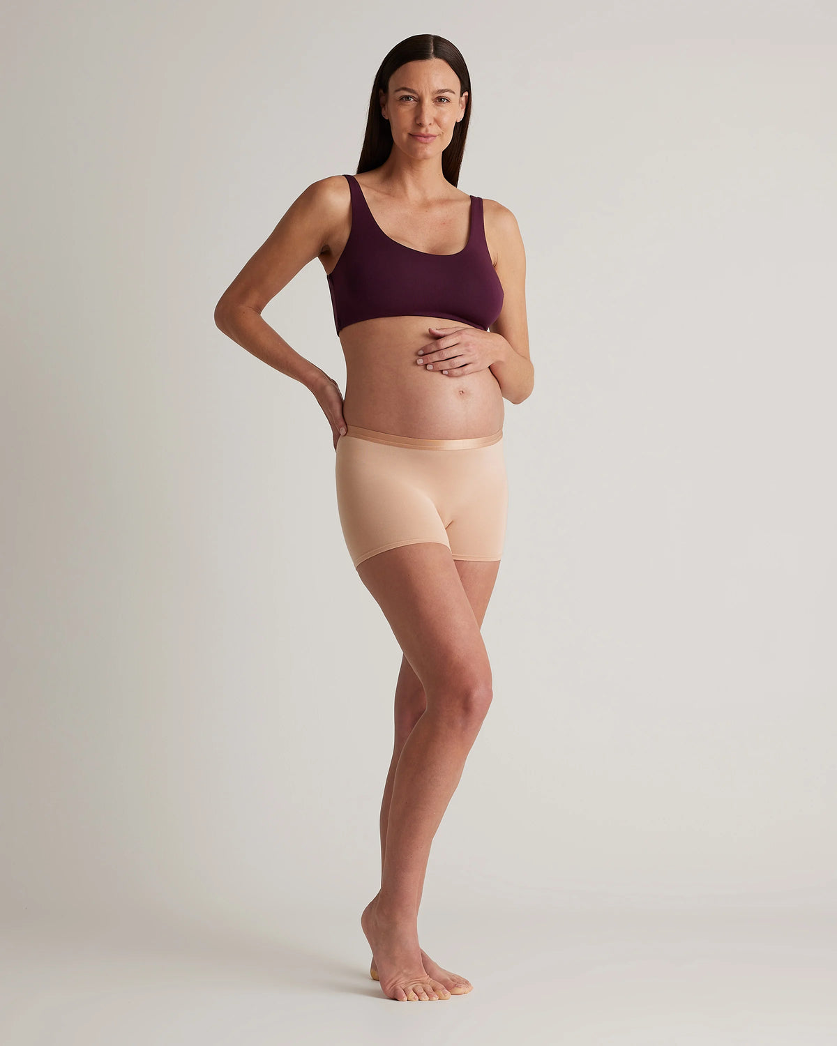 Micromodal Maternity & Postpartum Bra (2-pack) - XS / Syrah