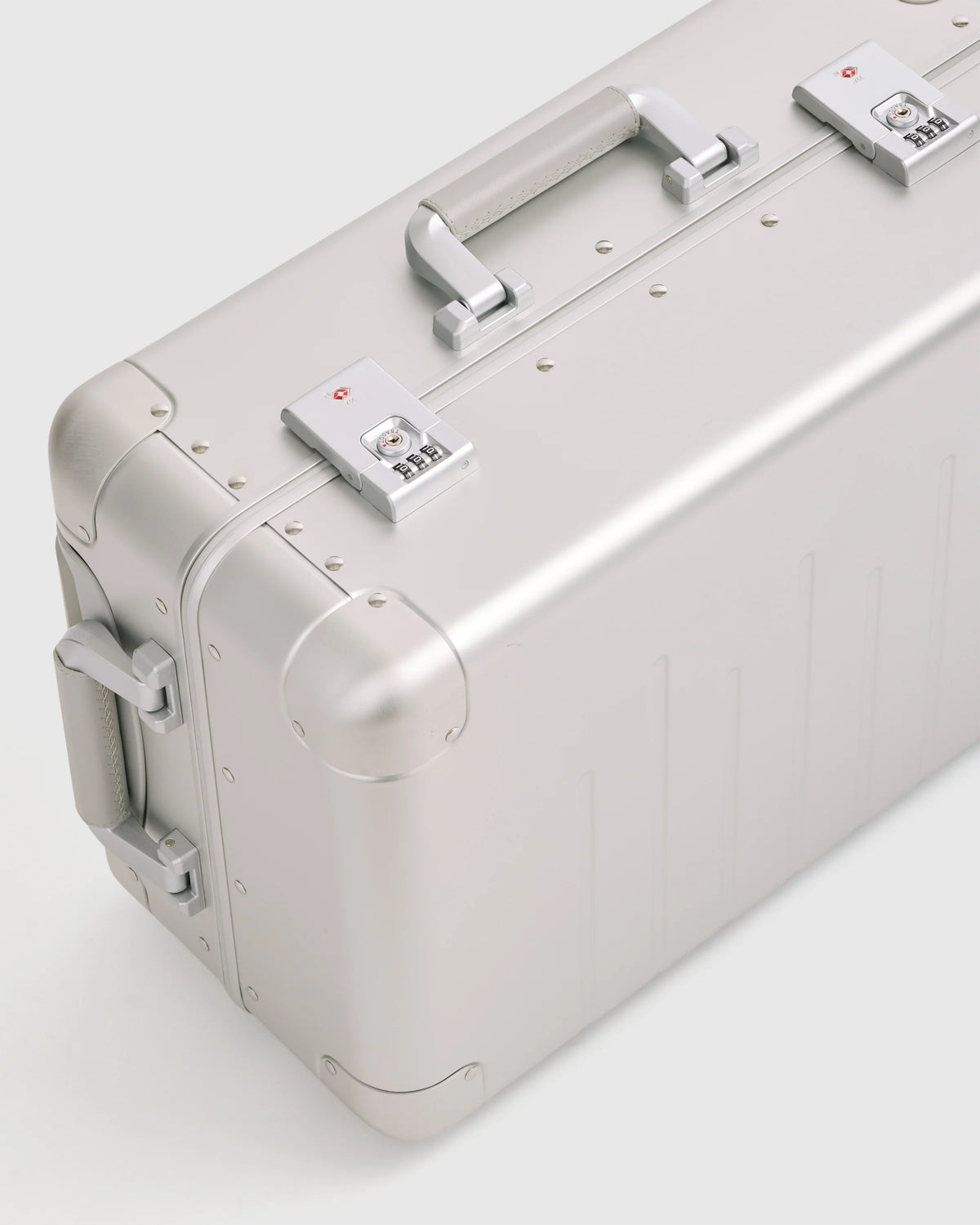 Aluminum Carry-On Suitcase - One Size / Black