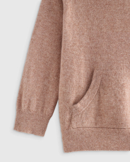 Washable Cashmere Hoodie - 6 / Oatmeal