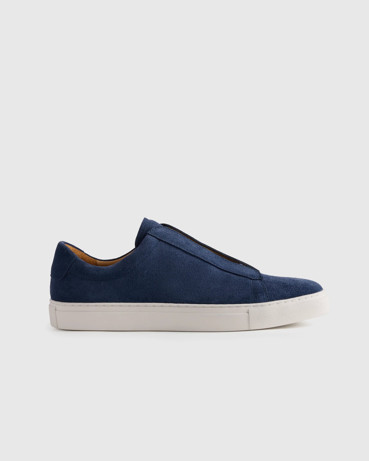 Italian Suede Tailored Sneaker - 7 / Fog