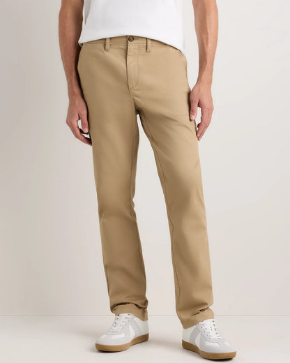 Organic Cotton Stretch Chino Pants - Straight - 30X30 / Stone