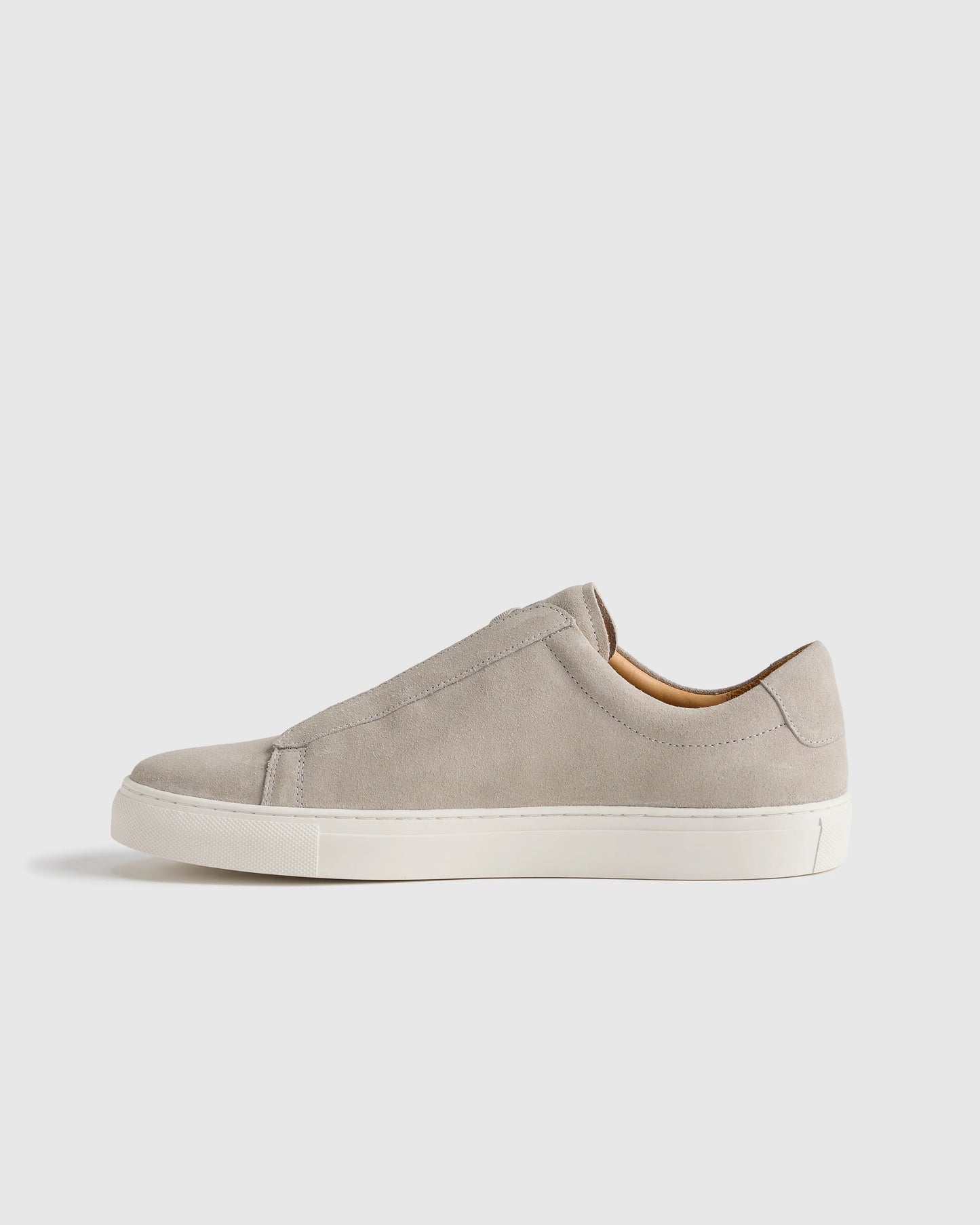 Italian Suede Tailored Sneaker - 7 / Fog