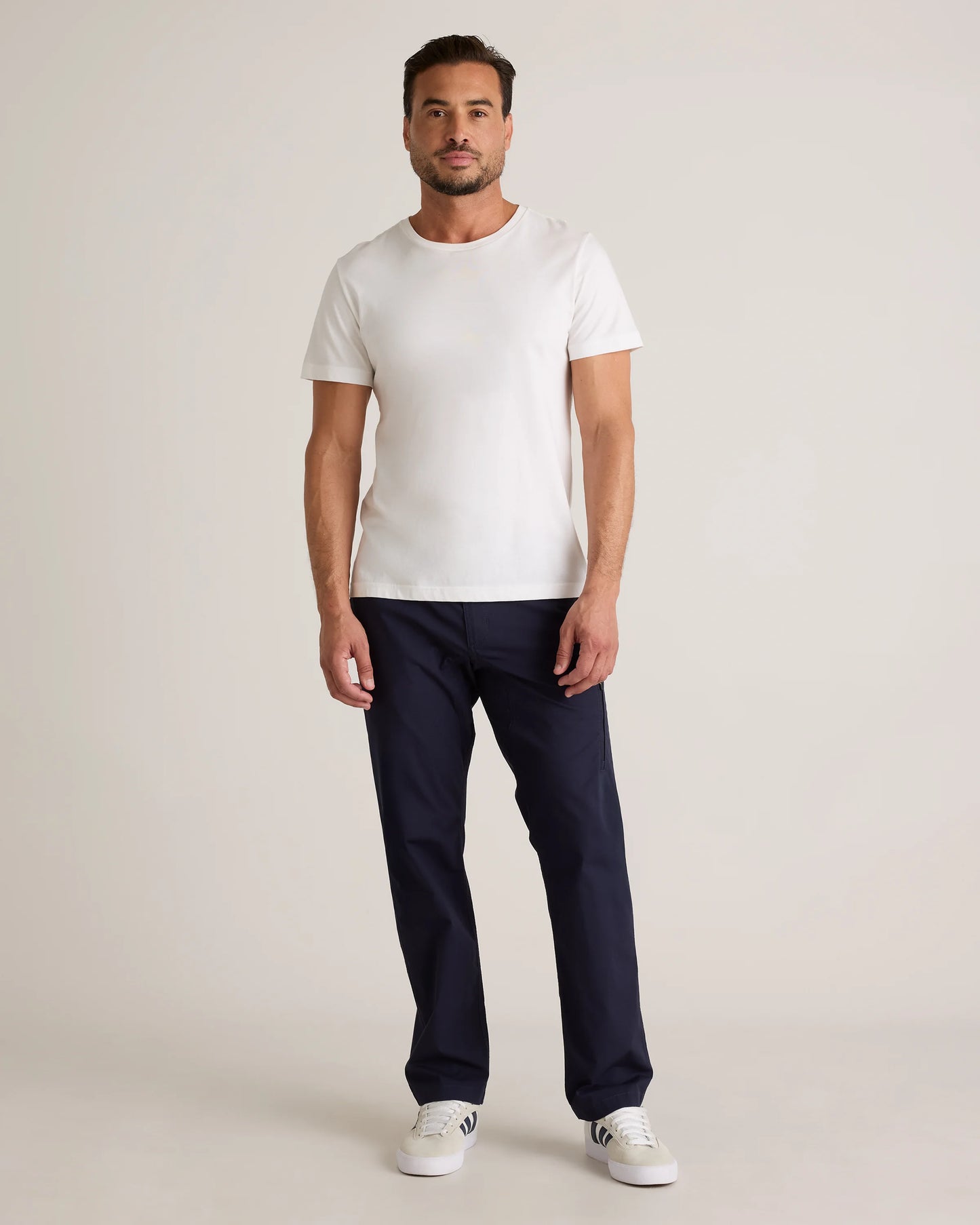 Organic Stretch Ripstop Straight Pants - S / Steel