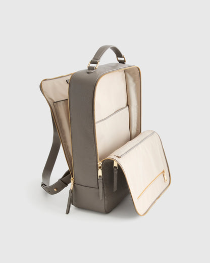 Marlow Laptop Backpack - One Size / Soft Ivory