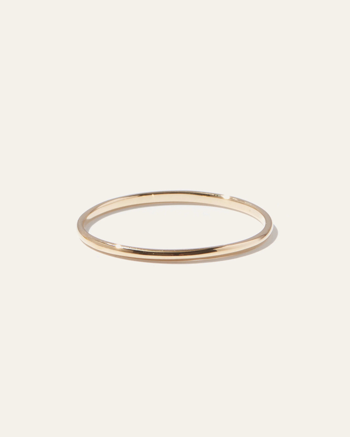 14K Gold Stacker Ring - 4 / Yellow Gold